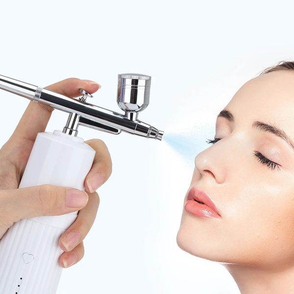 Alta pressão nano spray oxigênio injetor de máquina hidratação de beleza pores de pele mais limpa Face Skincare spa home spa Face a vapor 240430