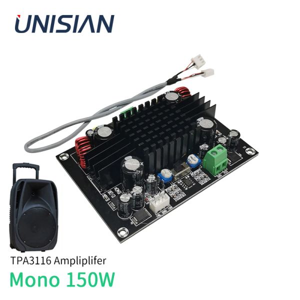 Verstärker Unisian 150W TPA3116 Audioverstärker Board High POWR MONO Digital TPA3116D2 Amplfiers DC 12v24v