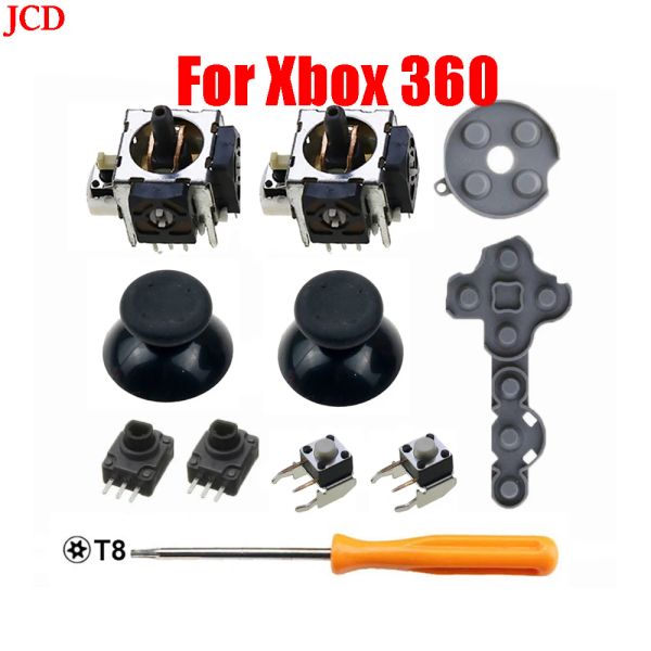 Динамики JCD 11 в 1 для Microsoft Xbox 360 контроллер аналоговый датчик Pottiometers + Plenge Grips LT RT Кнопки переключателя триггера