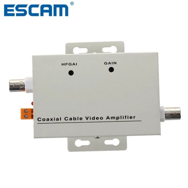 Sistema Escam BNC Coaxial CCTV Video Balun amplificador para câmera CCTV