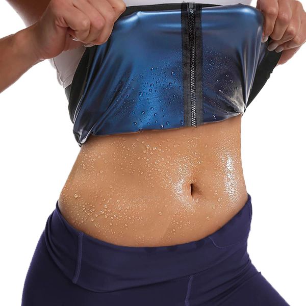 Allenatore in vita di sicurezza per donne shaper sauna cintura di sudore in vita blu blu