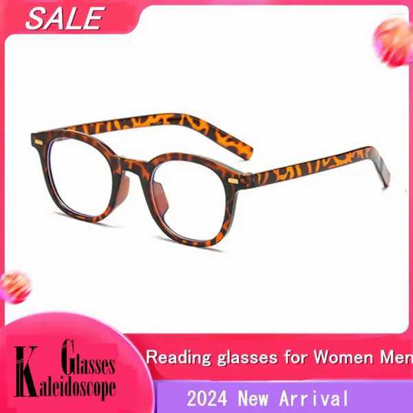 Sonnenbrille kleine Lesebrillen Männer Frauen Vintage Anti Blue Light Presbyopic Brillen rund Vollrahmen Eyewear 1.0 1,5 2,0 2,5 3.0