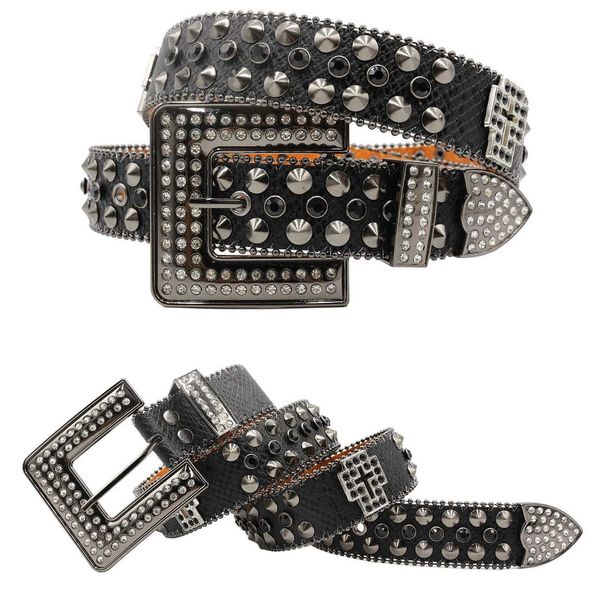 Cinture scintillanti uomini donne cintura di strass cowgirl western cowgirl bling bling design in pelle cinghia di diamanti per jeans abiti festa t240429