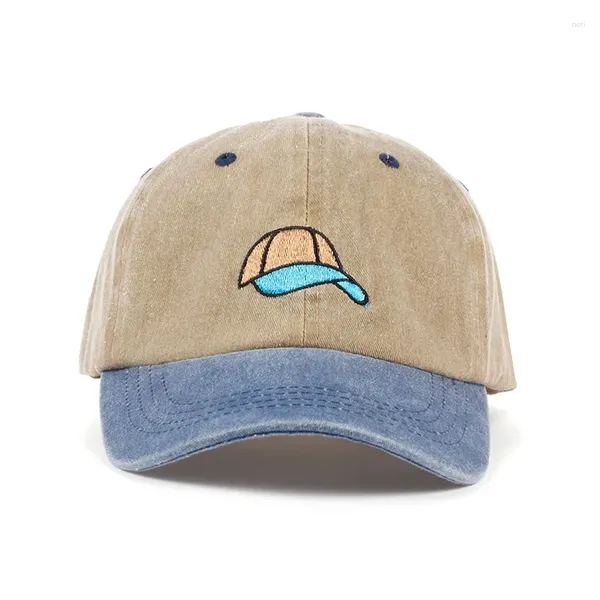 Ball Caps Fashion Waterwash Cotton Dad Hat Cap вышивая вышивка бейсбола регулируемые шляпы Snapback Factory продается прямо