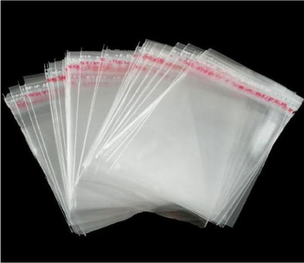 MIC NEU 15x24cm 200pcslot Clear Self Self Adhesive Robbenbeutel Schmuckverpackungen verkaufen Artikel 9125496