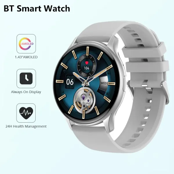 Uhren 2023 neue Smartwatch -Männer Frauen Bluetooth Connected Phone Multifunktional Musik Fitness Sport Sleep Monitor Lady Smart Watch