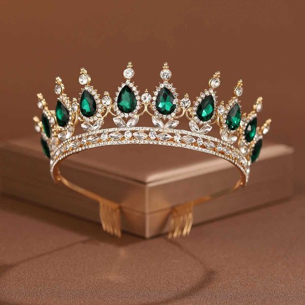 Cesti di gioielli per i capelli da sposa da sposa da sposa piena di palazzo lussuoso abbagliante signore sposa tiara