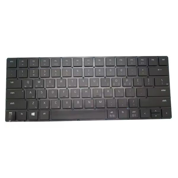 Tastiera per laptop all'ingrosso per Razer Blade 12920538-00 2HBCVKRR50111 91110016392A Korean KR Black senza telaio con retroilluminazione
