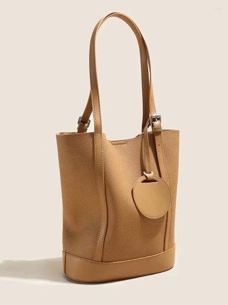 Totes Bag de Tote de Chaves 2024 de High End Genuine Leather Feminino de Grande Capacidade ombro Outono/Inverno Versátil Combinete