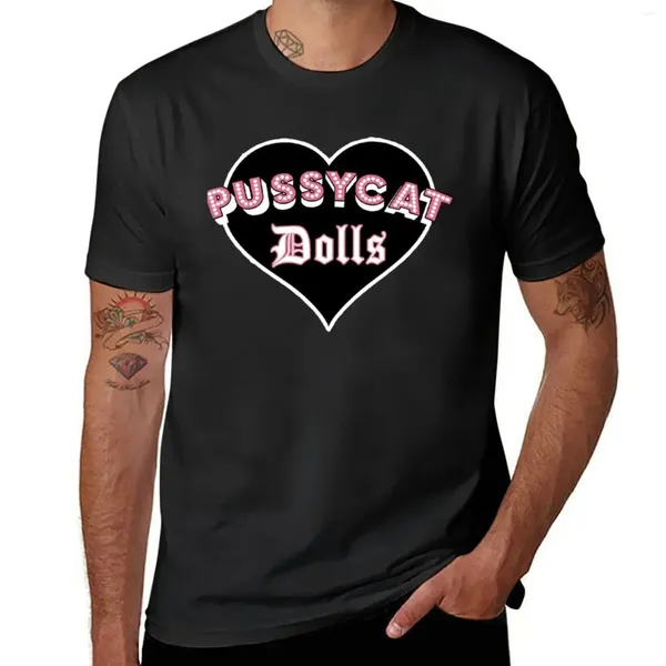 Polos da uomo Pussycat Dolls Reunion Logo T-Shirt Tees Essiccazione rapida Grafica per magliette nere