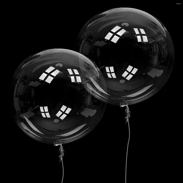 Partydekoration 10pcs 12 ''-36 '' klarer Bobo-Bubble-Ballon transparentes Helium aufblasbare Globes Hochzeit Geburtstag Babyparty