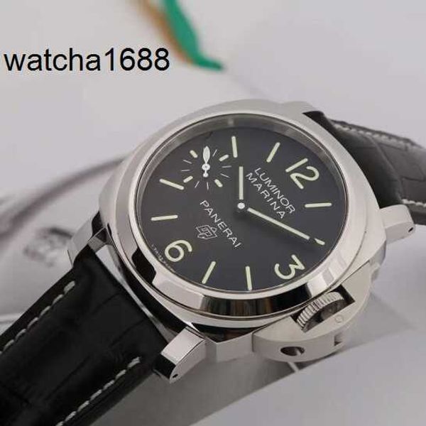 Kalender Handgelenk Watch Panerai Swiss Watch Luminor Serie Manual Mechanical Herren Chronograph Uhr Uhr 44mm PAM007776