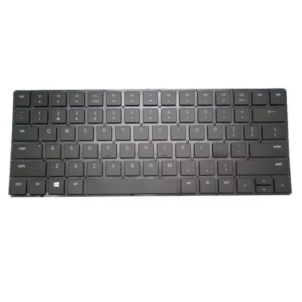 Оптовая ноутбук клавиатура для Razer Blade 12920528-00 2HBCVUSR50111 911100163920 США США без кадра с Backlt