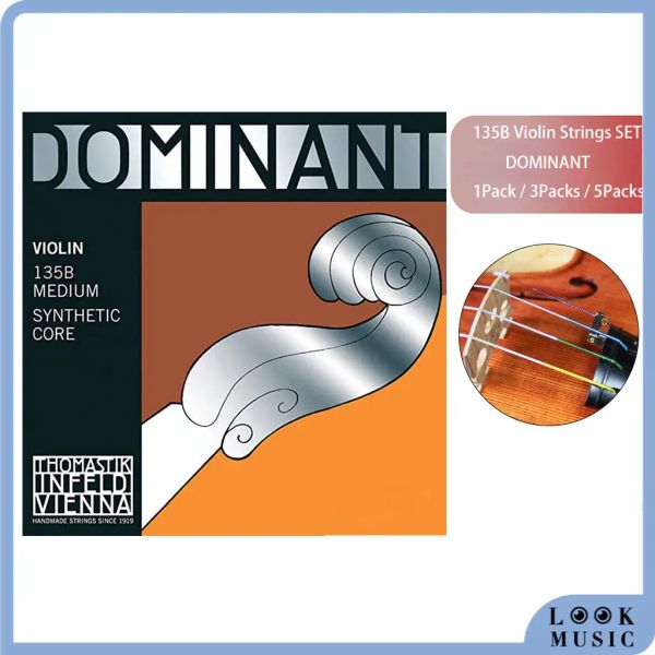 Accessori Look 1Pack/3Packs/5Packs 4/4 Violin Strings Fiddle String Thomastik Medium G D A E String String Dominant String Thomastikinfeld 135b