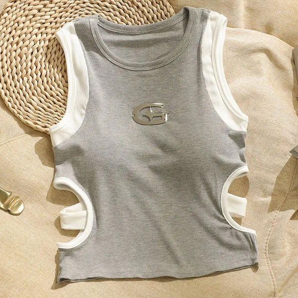 Tanques femininos American Sweet Girl Design Nicho Camisole Desgas