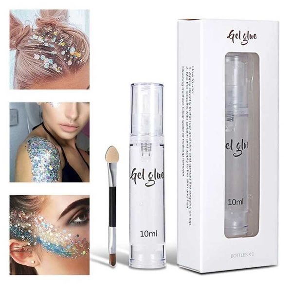 8icp body glitter da 10 ml per la faccia del corpo gel gel glittera