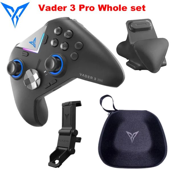 MICE Original Flydigi Vader 3 Pro -Controller mit Zubehör Ganzer Set Torage Bag Telefonhalter Ersetzen Sie Sticks Game -Griff