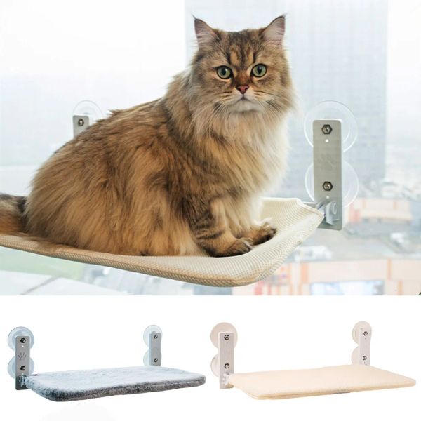 Casas Cato Hammock Janela gato Hammock Gato pendurado na cama de gato de gato de gato copo tipo copo de vidro de pet hammock suprimentos de animais de estimação