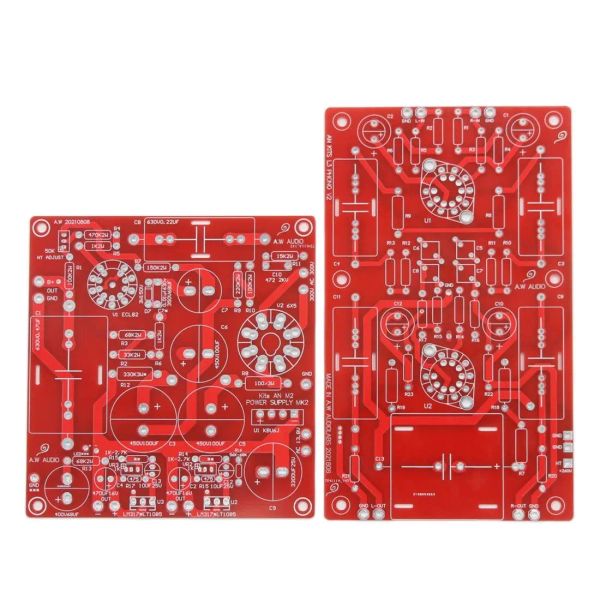 Amplifikatör L3 RIAA MM 12AX7 + 6922 Tüp Fono Amplifikatör + MK2 Tüp Güç Kaynağı Kartı PCB Referans Bir Audionote Devresi