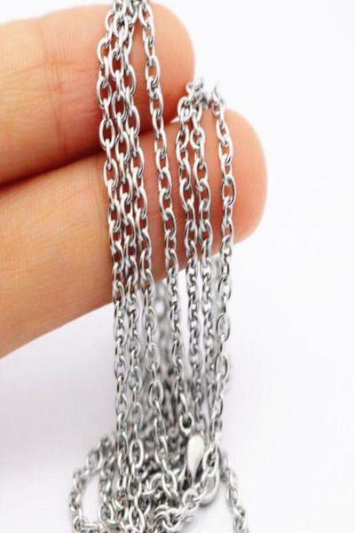 10meter In Bulk -Schmuck Makler -Messgerät glatte Rolo -Kette Edelstahl Silber 18345 Verbindungskette von Schmuckfunden Craft6557150