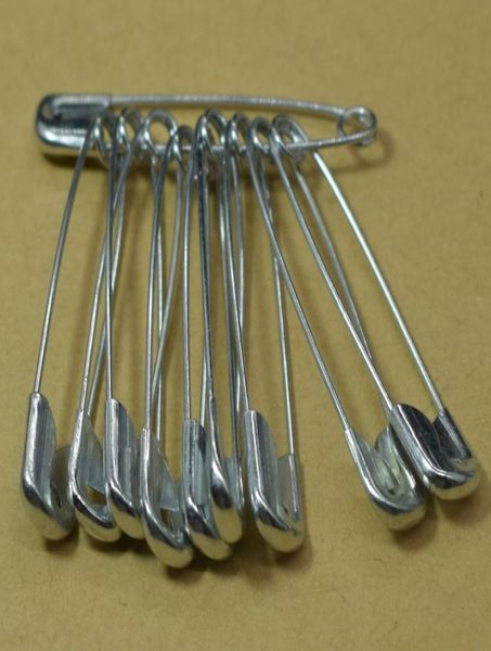 500pcslot tamanho grande 57 mm Pinos de segurança de metal de prata Broche Broche Jóias Pinos de segurança Pinos de segurança Acessórios artesanais de costura6066086