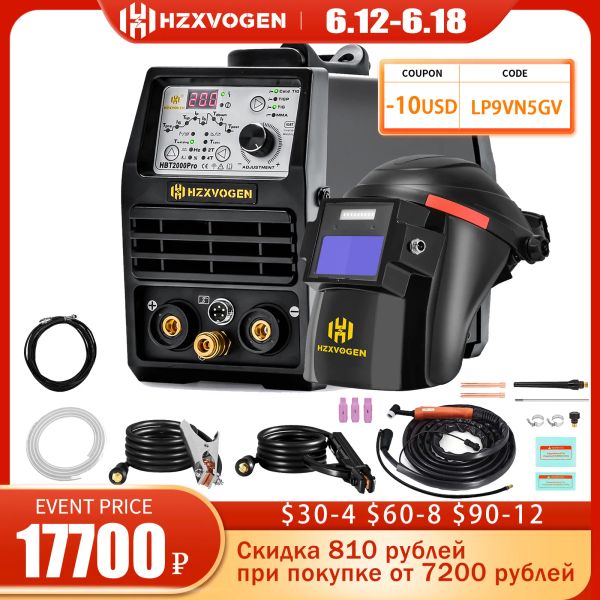 Tig-lasapparaten hzxvogen cold tig soldagem hine hbt2000p 145a pulso 1900ms ajuste tig hf tig spot tig arco stick soldador soldador tig tig tig