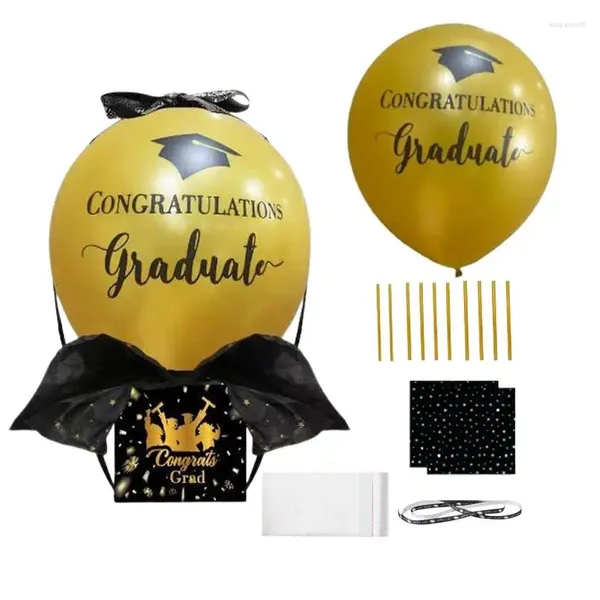 Decorazione per feste Pull Money Balloon Box Funny Holder Decorations Decorations Forms Props per la classe senior del liceo college