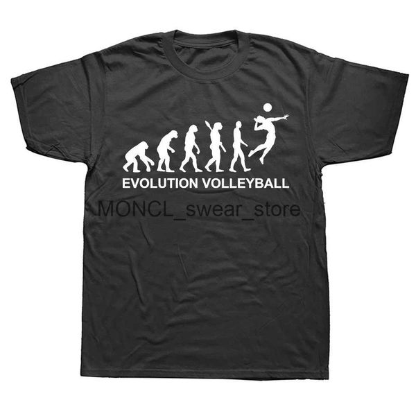 Camisetas masculinas Evolution Sports jogando camisetas de vôlei para homens Hip Hop strtwear camiseta camisetas 2024 clássico popular camiseta h240506