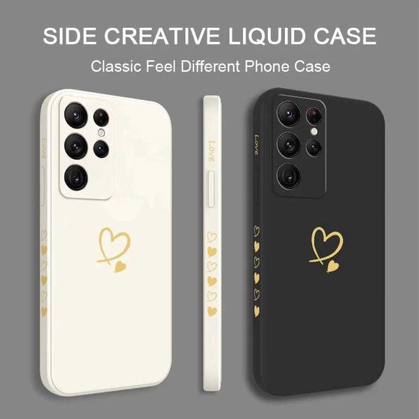 Casos de telefone celular Gemini Love Phone Case para Galaxy S23 S22 S21 S20 Ultra Plus Fe S10 S9 S10E Nota 20 Ultra 10 9 Plus Cover