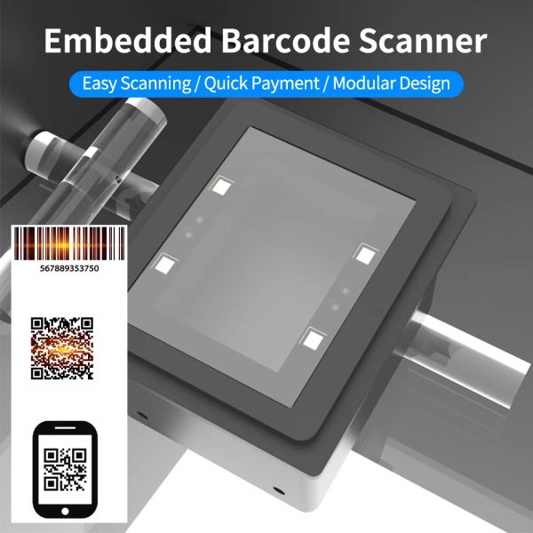 Scanner Embedded Barcode Scanner Selfinduktion 1D/2D/QR -Barcode -Leser -Modul -Scanner USB -Barcode -Scanner für Tickets für Tickets für die Zahlung der Zahlung