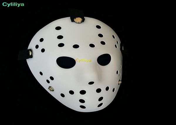 Halloween White Porous Men Mask Jason Voorhees Freddy Horror Film Hockey Scary Masken für Party Frauen Masquerade5073137