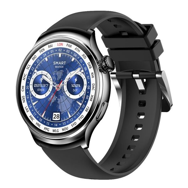Smartwatch Z93 Pro Gesture Bluetooth Call Modelo Redonda Multifuncional de Esportes Outdoor Watch Amole HD Monitoramento de Saúde de Tela Grande Resistência Longa de Função Longa