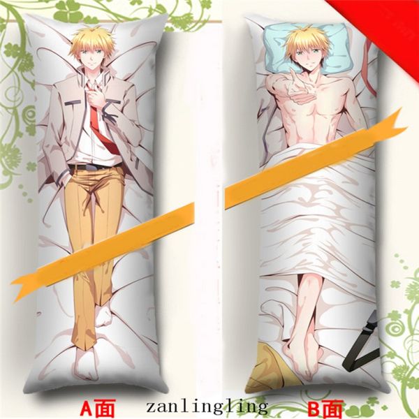 Maid Sama Charactors Misaki Ayuzawa Takumi Usui Pillow Cover Kuro Kami Medaka Box Black God Kuro Dakimakura Cusca da corpo 258F