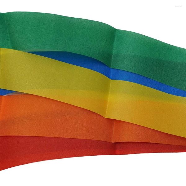 Gartendekorationen 100d Stoff 35 x 5 Zoll Fuß Veranda Deck 88 13 13 cm Party Dekoration Polyester Regenbogen Windsock Outdoor Easy Recycelbar