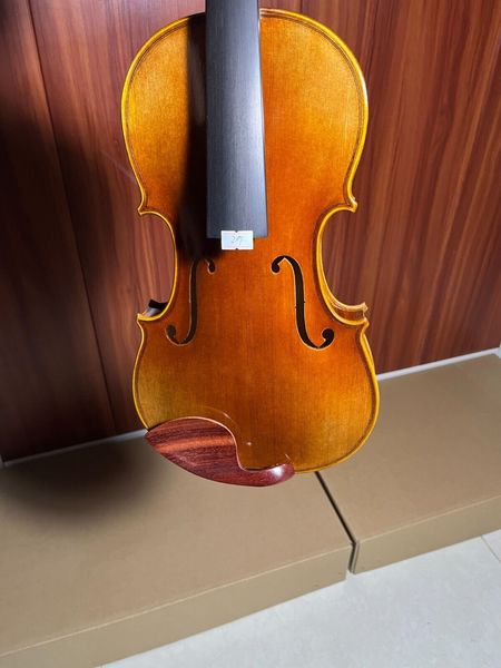 Master 4/4 violino chiaro cereali flamed sono suono naturale del suono naturale con custodia