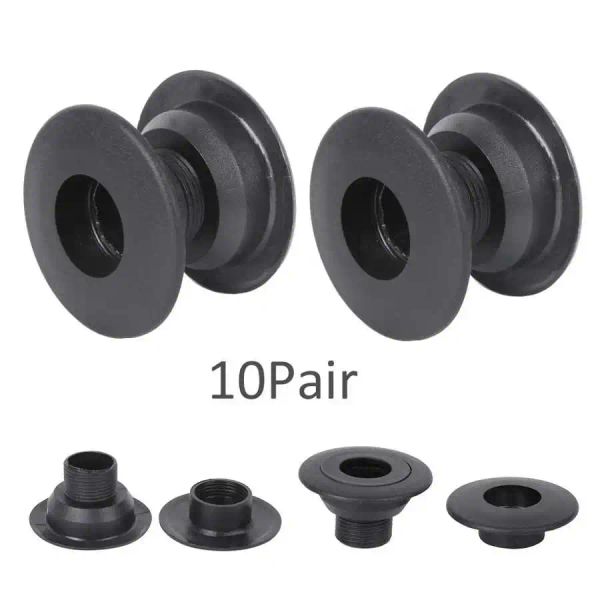 Mesas 10Pair 15,8 mm Substituição para peças de futebol de futebol de peças de futebol com peças de bucha acessórios de mesa de futebol jogos divertidos