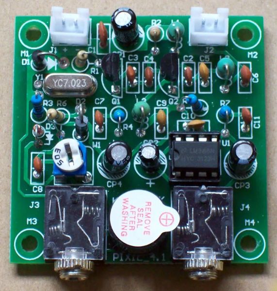 Zubehör 12V Power Ham Radio 40m CW Shortwave QRP Pixie Transmitter Receiver Modul 7.023MHz7.026MHz für DIY