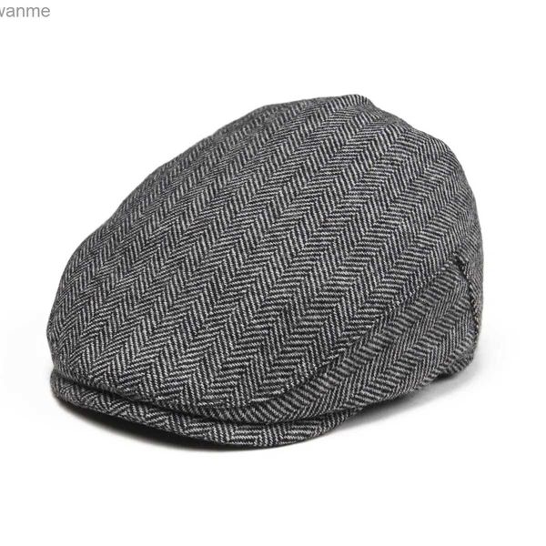 Caps Hut Jangoul Childrens Flat Hut Human Knochenwolle grobe Tweed kleiner großer Jungen und Mädchen News Boy Hut Baby und Kleinkind Beret WX