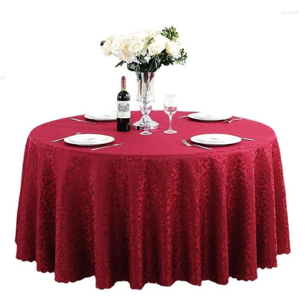 Taça de mesa Poliéster Sobreposições de toalha de mesa redonda para capa de refeições para decoração de festa de festa de festa de Natal