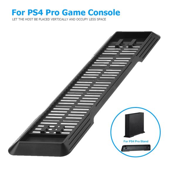 Racks berço do suporte para suporte vertical para suporte para PS4 Pro / PS4 Slim Acessórios de jogos Console Ab Black Simples Stand Month Hold Hold