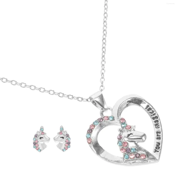 Серьги ожерелья установите 1 ожерелья для формы подвесные украшения
