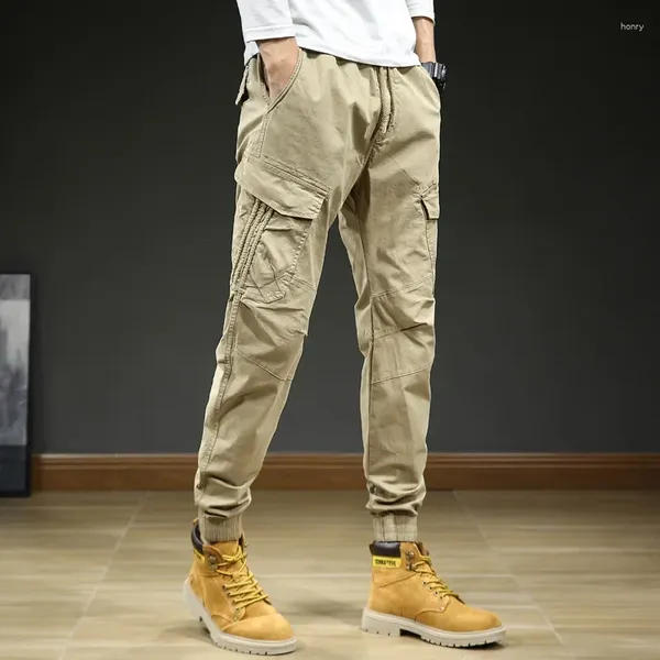 Pantaloni da uomo uomo cargo sexy sexy grotto aperto zipper casual zipper crocthless jogger moda tattico tattico militare maschio esterno pantaloni abiti