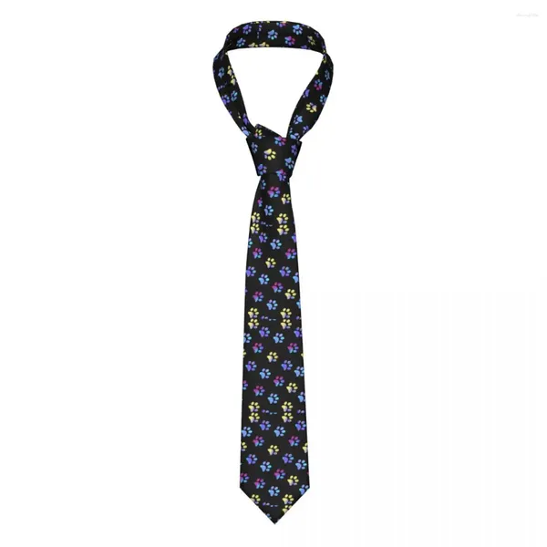 Laço amarra a galáxia amarela azul personalizada Men Men seda formal Pretty Puppy Peticties para negócios