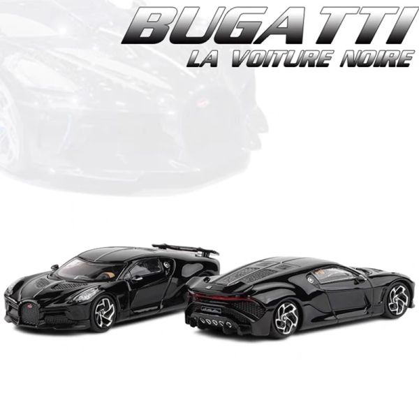 AUTO JKM 1:64 2019 Bugatti la Voiture Noire Super Car Diecast Model Car Metal Chassis Shock Assorbtion Collection Ornaments