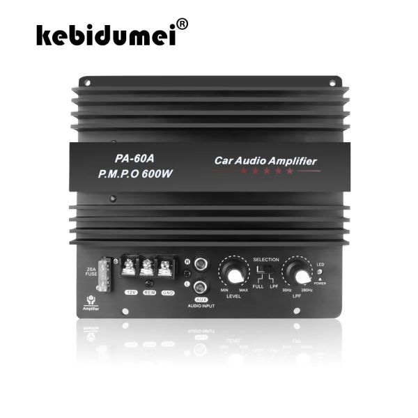 Verstärker High Power 12V 600W Lautsprecher Subwoofer Bass -Modul -Auto -Audiozubehör Mono -Kanal Haltbarer verlustfreier DIY -Verstärker -Board