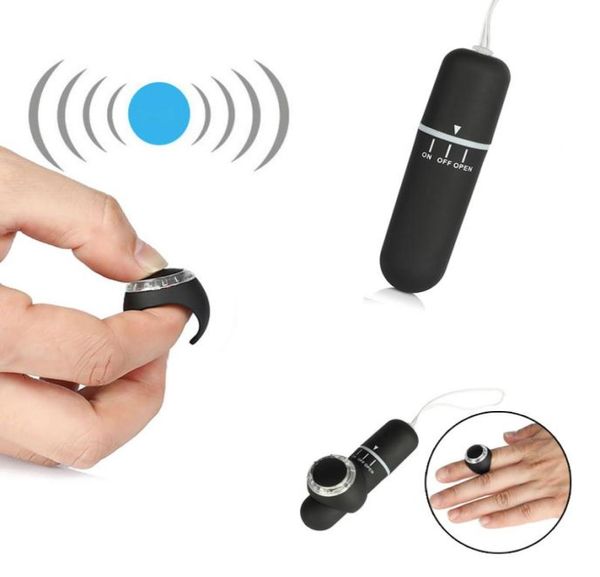 Anello di dito wireless telecomandazione proiettile vibratore 10 modalità vibrante clitoride clitoride stimolatore vibratore uovo giocattoli per donne S3320994