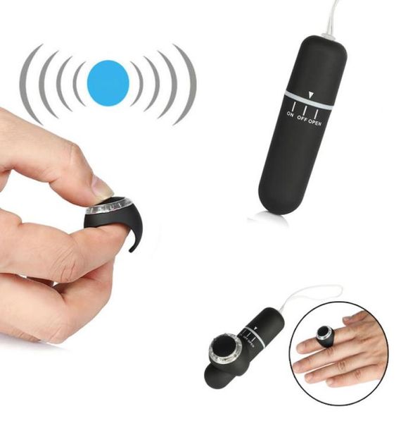 Anello di dito wireless telecomandazione proiettile vibratore 10 modalità vibrante clitoride clitoride stimolatore vibratore uovo giocattoli per donne S8861092