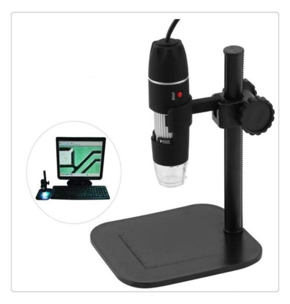 Целая популярная практическая электроника USB 8 Светодиодный цифровой микроскоп Microscope Endoscope Magnifier 50x1000x Megrafity9405949