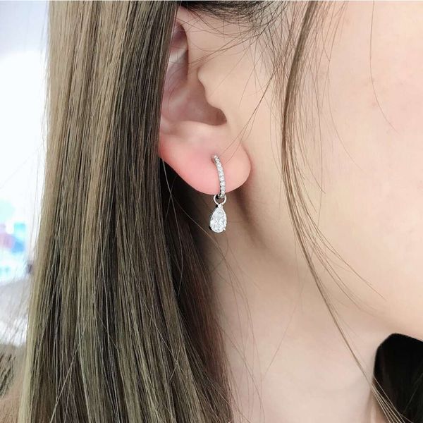Gioielli Swarovskis Earring Designer Women Women Original qualità Fascillo di lusso Agile Orecchini per gocce d'acqua per donne Elemento Crystal Water Drop Earring