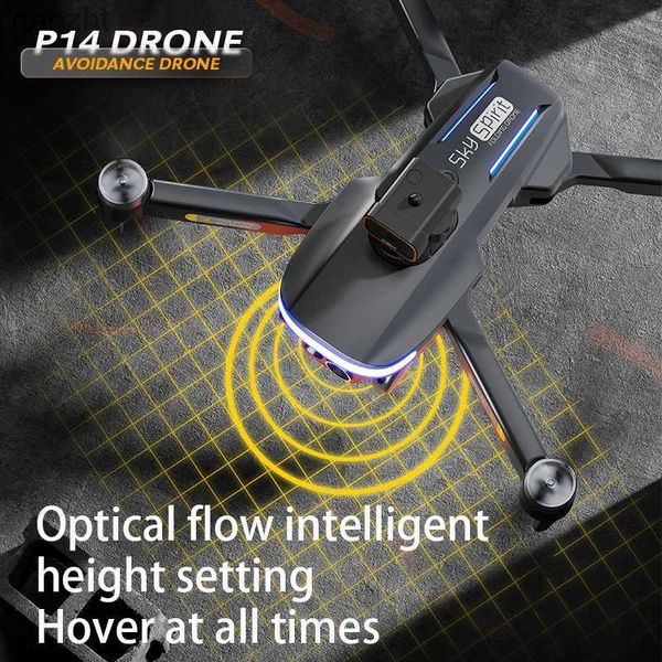 Drones P14 DJI Mini Drone com câmera Profissional Remote Control RC Helicóptero FPV Entrega gratuita Drone mais vendido 2024 WX